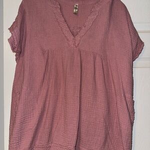 Zenana Outfitters Mauve Blouse